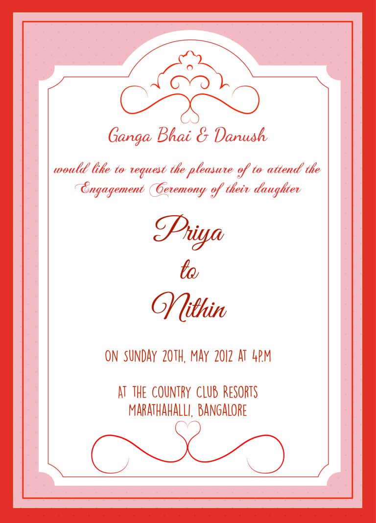 How To Write Engagement Invitation Sms