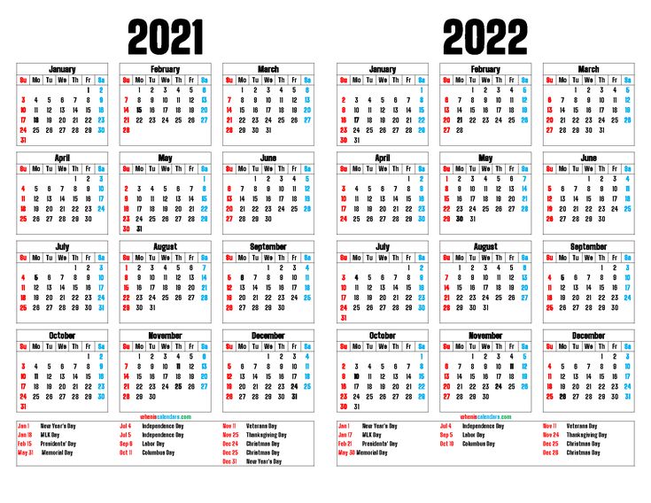 Calendar 2022 Design Download
