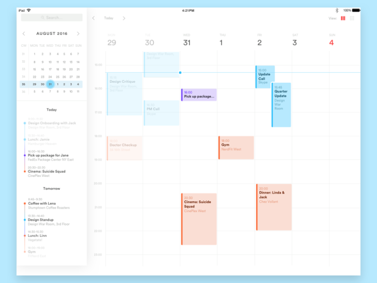 Wix Calendar Examples