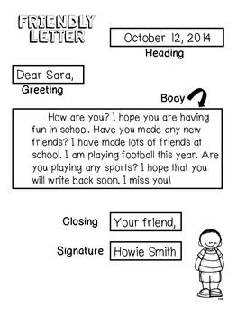 Letter Example For Kids