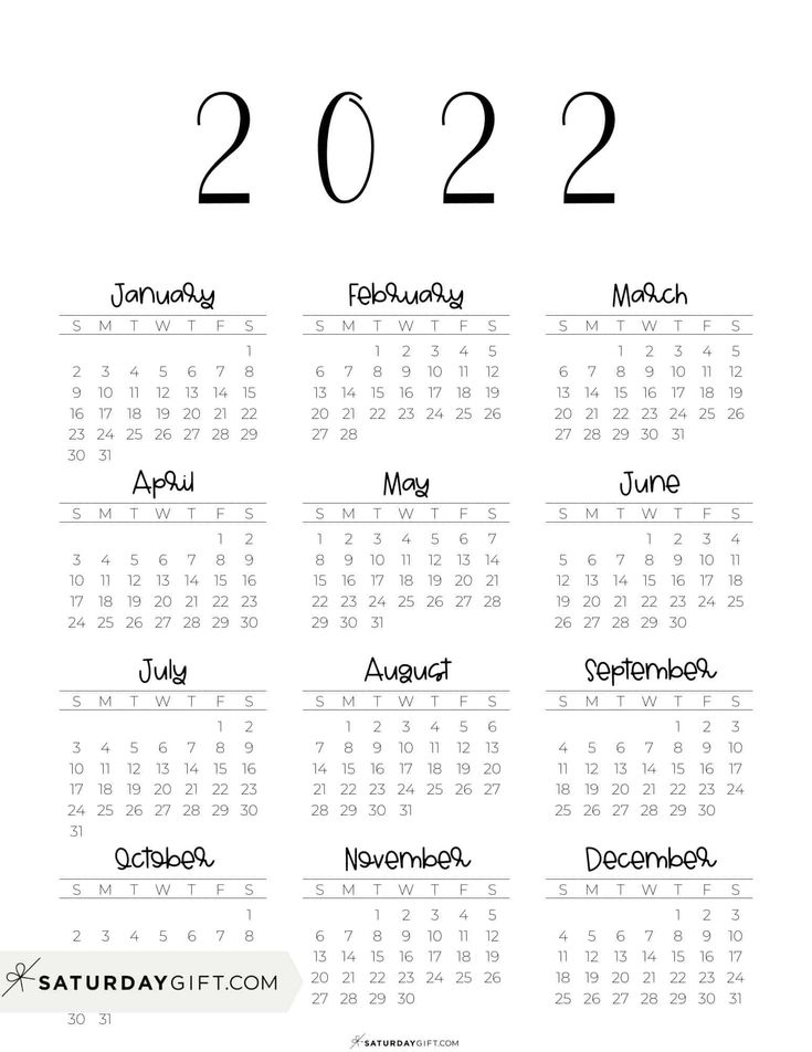 Make Your Own Calendar 2022 Free