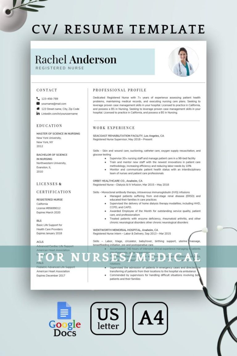 Rn Resume Template Downloads