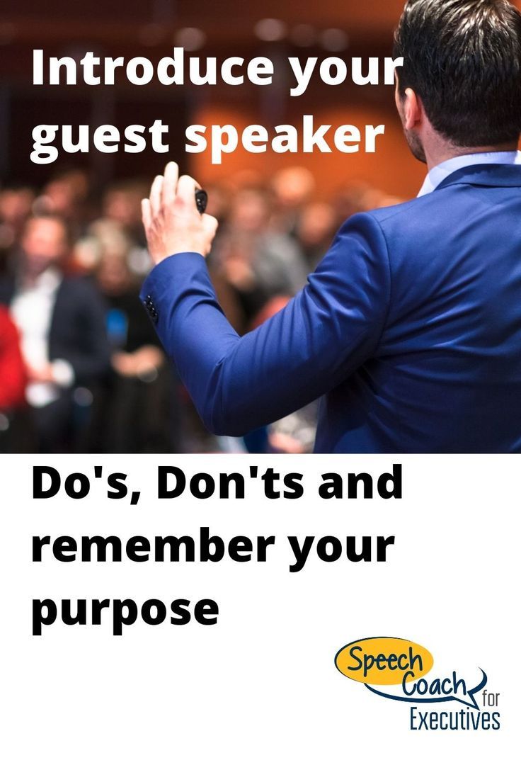 How To Introduce A Virtual Guest Speaker