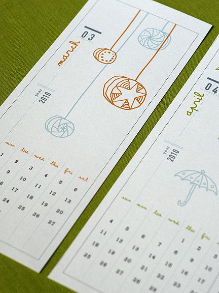 Digital Calendar Design
