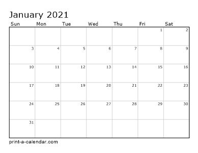 Create Your Own Calendar Free 2020