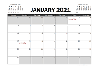 Calendar Maker Online 2021