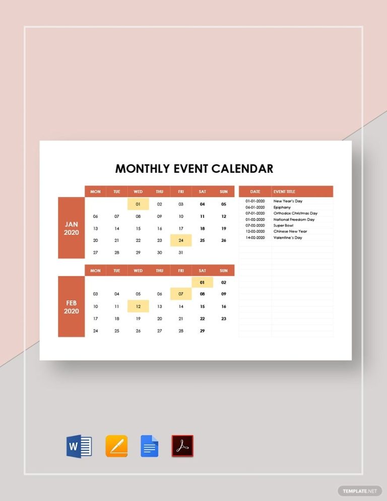 Calendar Graphic Design Online