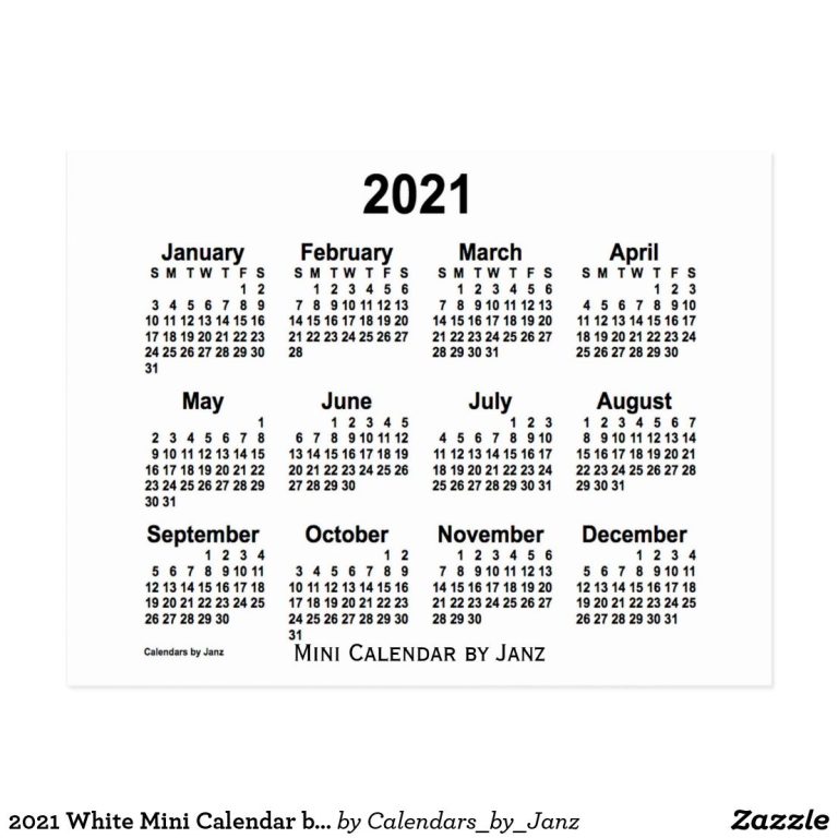 Custom Design Calendar 2021