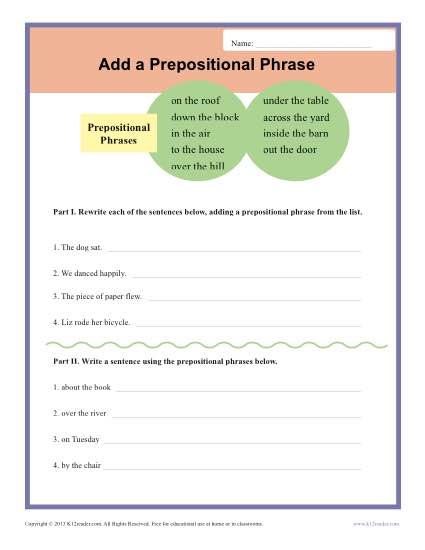 What Is A Introductory Prepositional Phrase