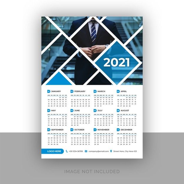 One Page Calendar Design