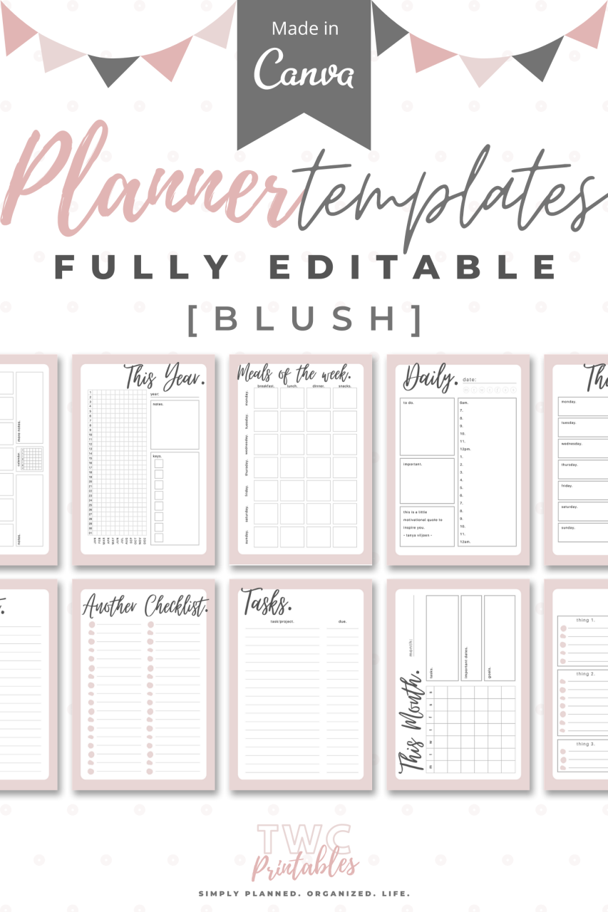 Make Your Own Day Planner Free