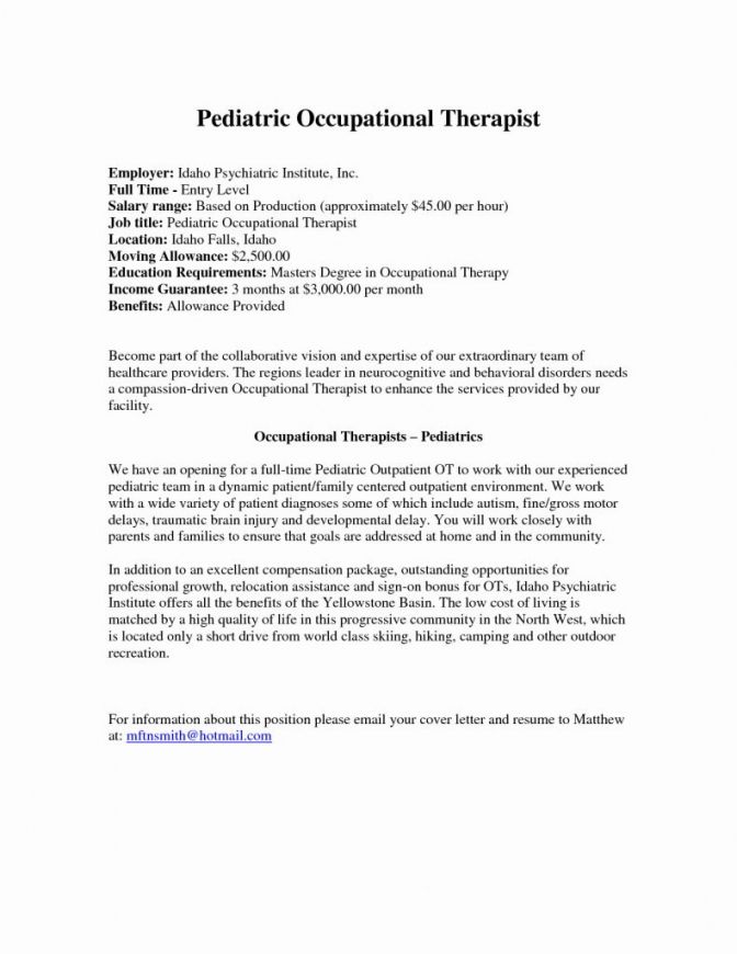 Physical Therapy Cover Letter Sample With No Experience