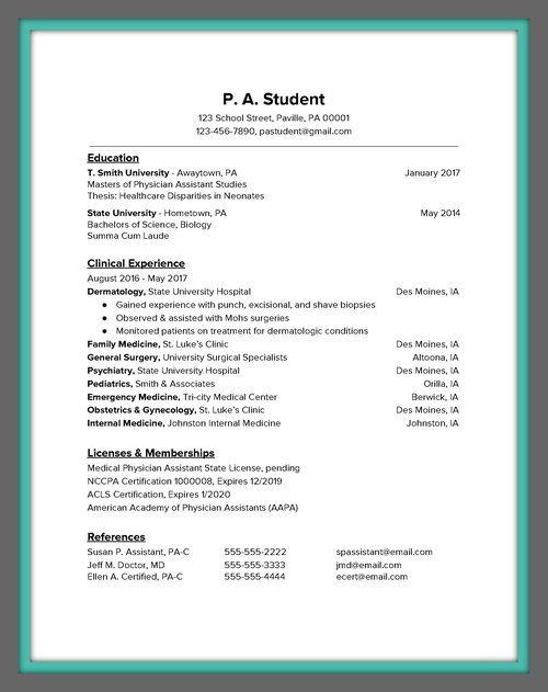 Medical Assistant Resume Examples 2019