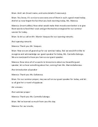 Emcee Script For 70th Birthday Party Pdf