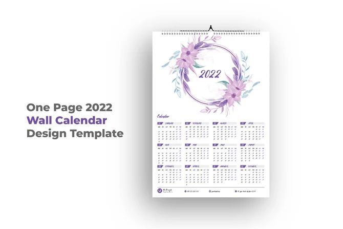 New Year Calendar 2022 Design