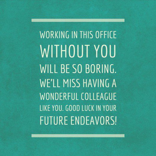 Best Farewell Message For Office Colleague