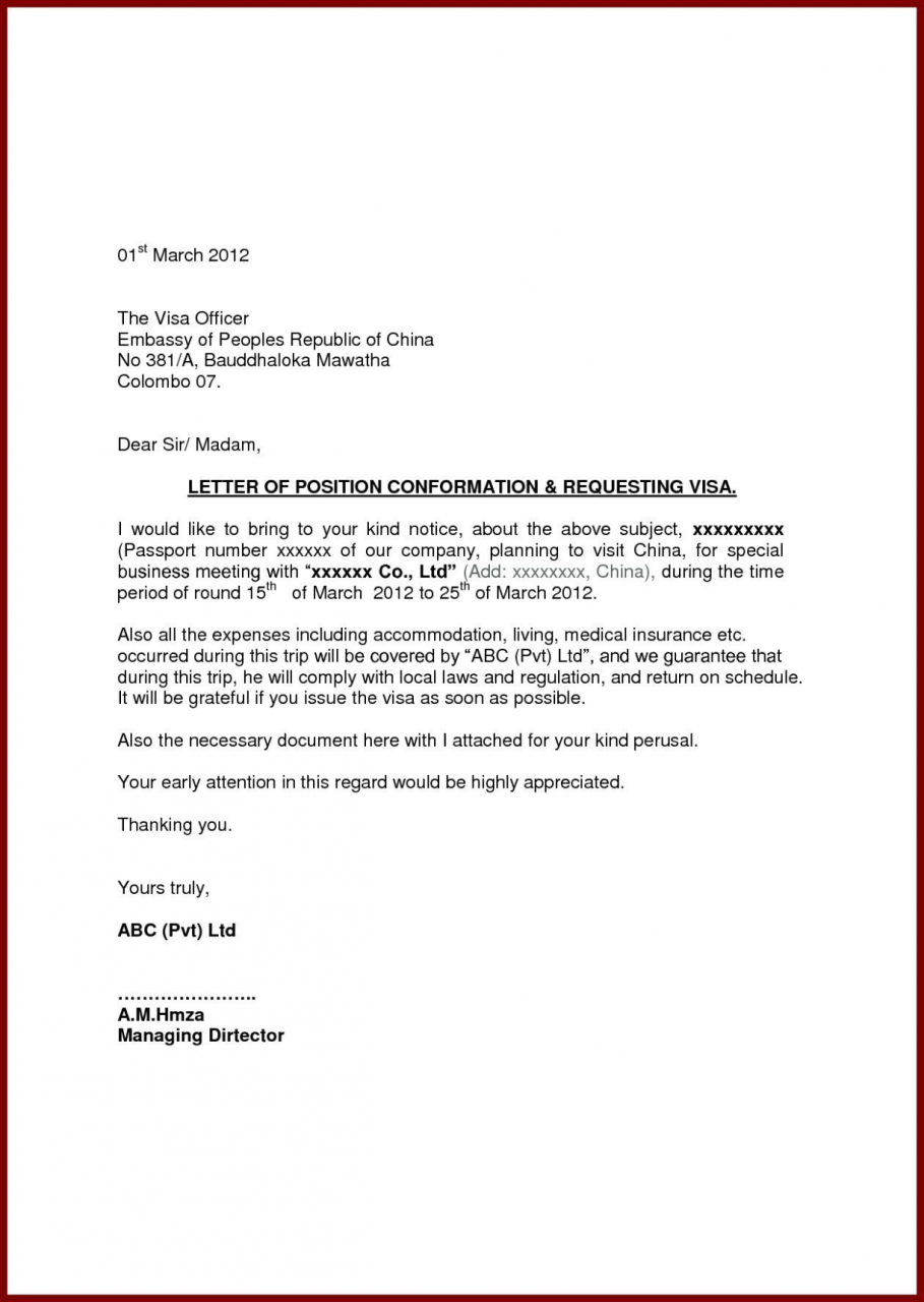 example of application letter for attachment