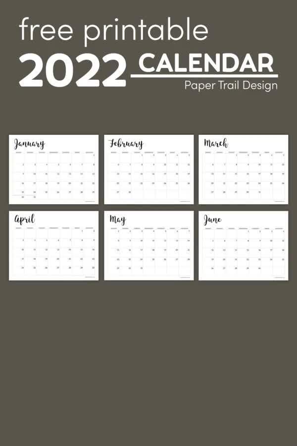 Indesign Calendar Template 2022 Free