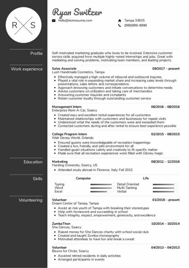 Tech Sales Resume Examples