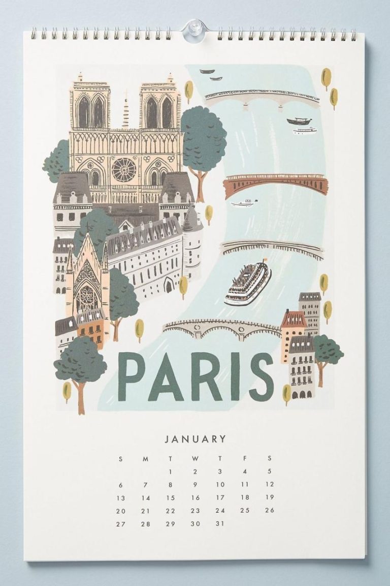 Creative Calendar Design Illustration