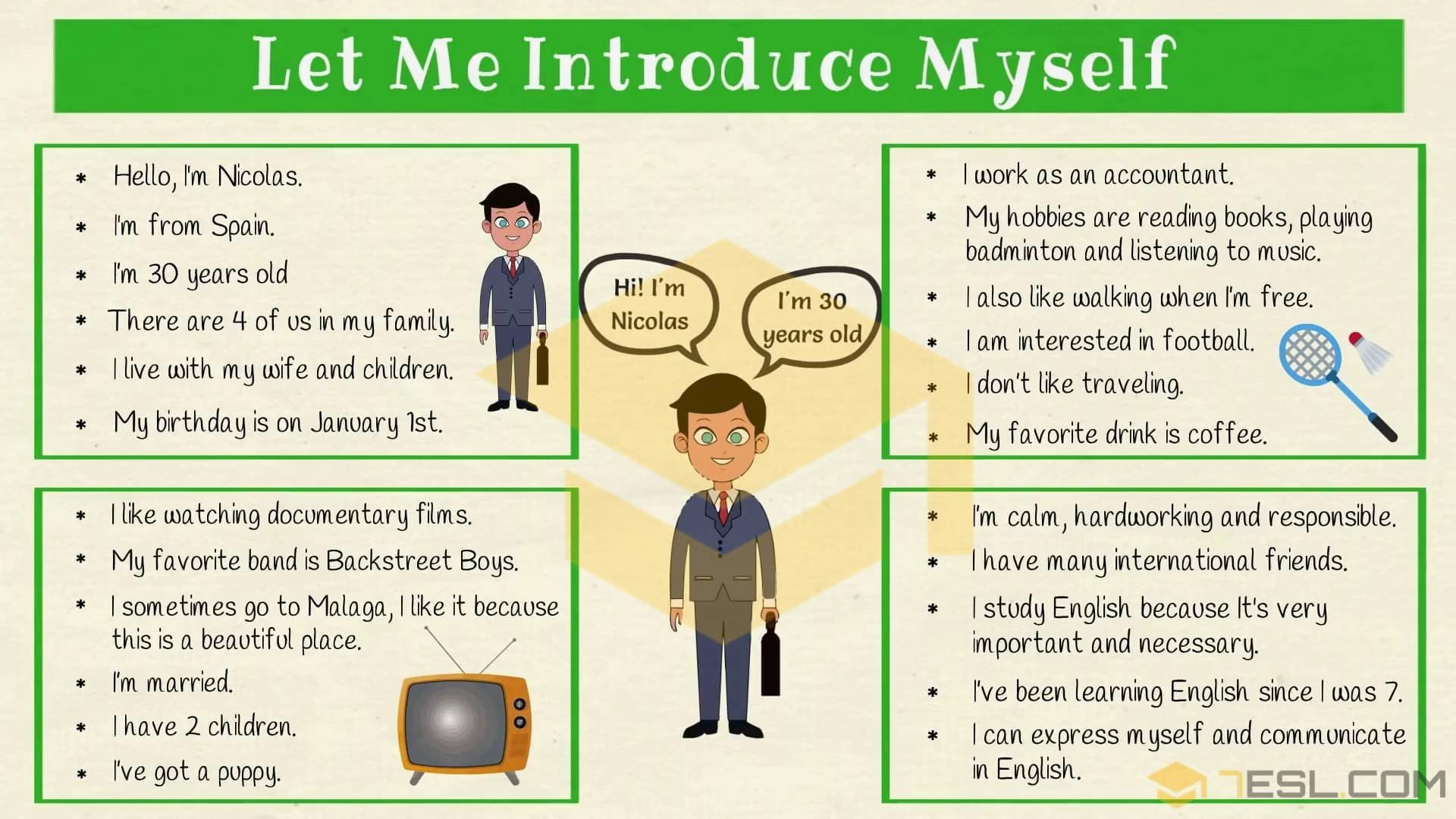 How To Introduce Yourself In Class In A Creative Way Sample