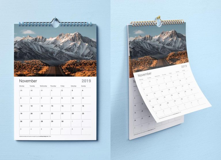 Wall Calendar Design Psd Free Download