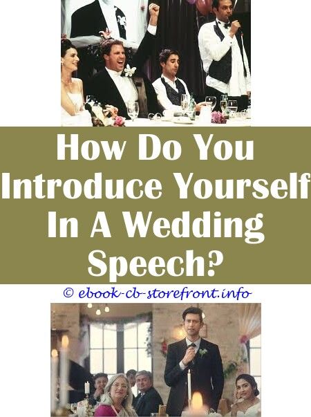 How Do You Introduce Yourself In A Wedding Speech