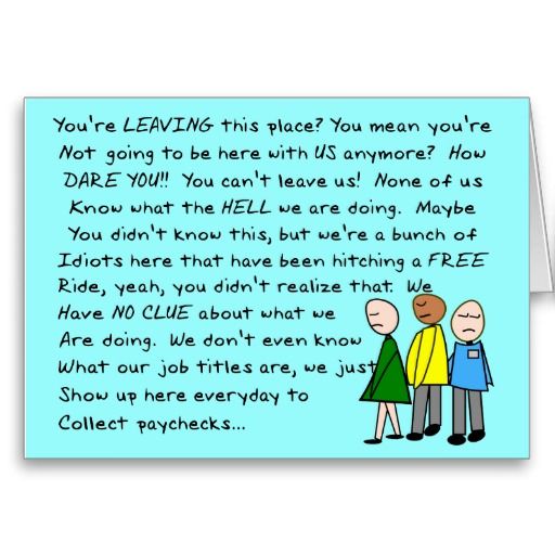 What To Write Employee Leaving Card