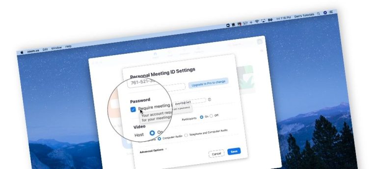 How To Change Zoom Meeting Id And Password