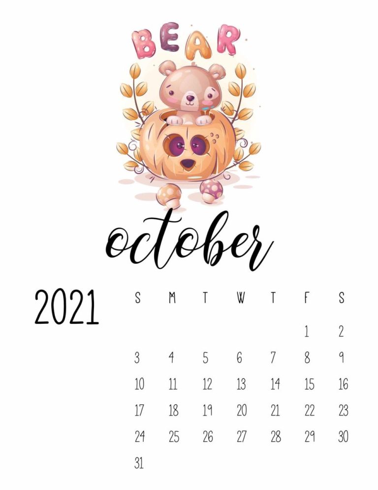 Cute Calendar Design 2021