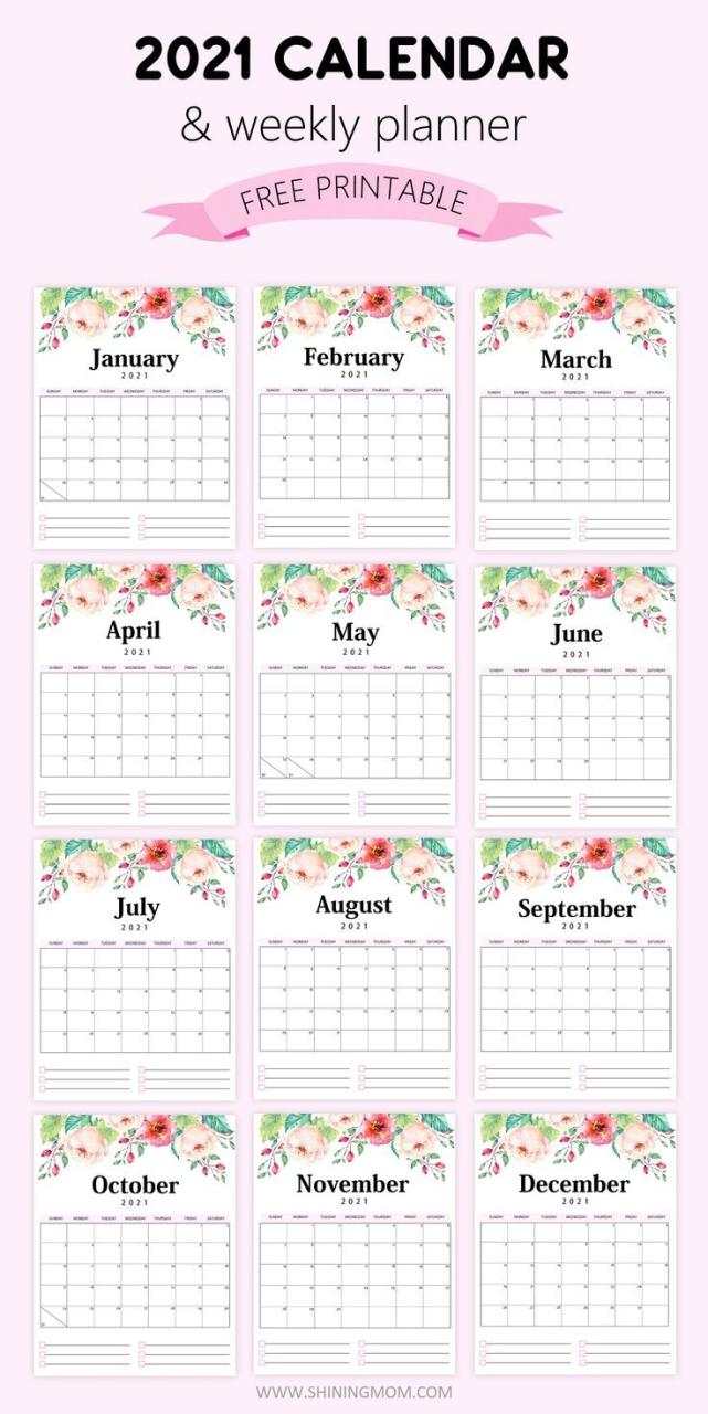 Free Printable Calendar Graphic Design