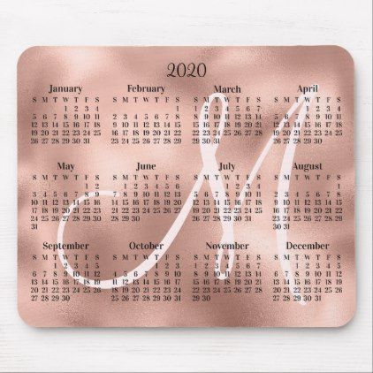 Monogram Calendar