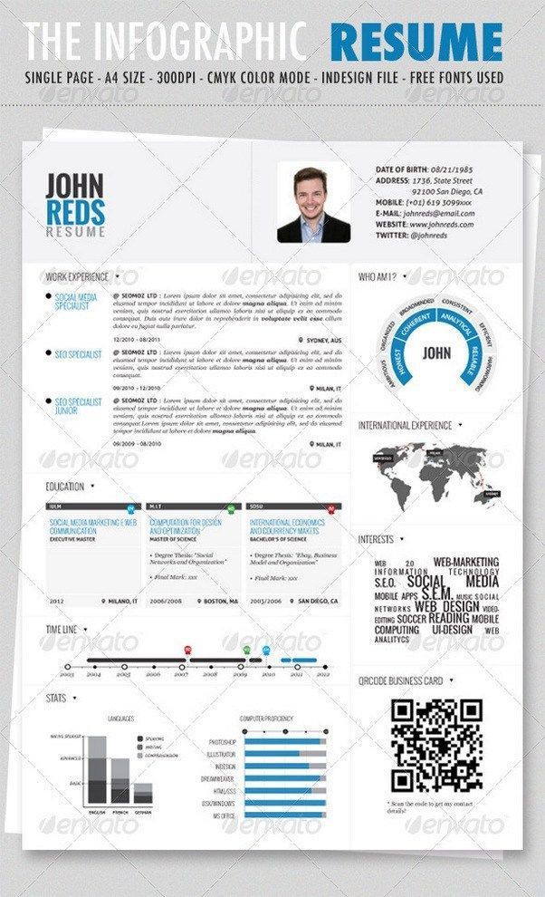Infographic Resume Examples