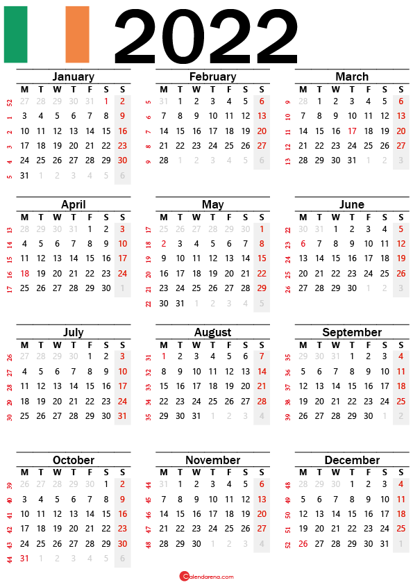 Calendar 2022 Online Design