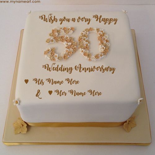 What To Write On 50th Anniversary Cake
