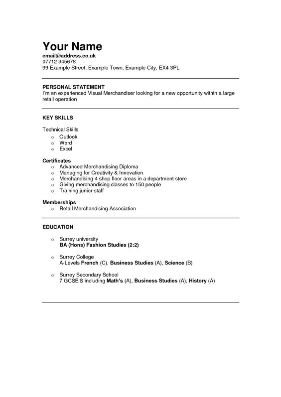 Retail Resume Samples Free