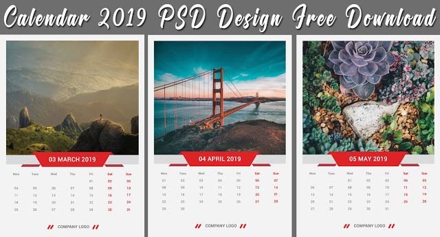 Calendar Design Photoshop