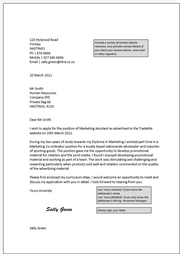 informal resume cover letter