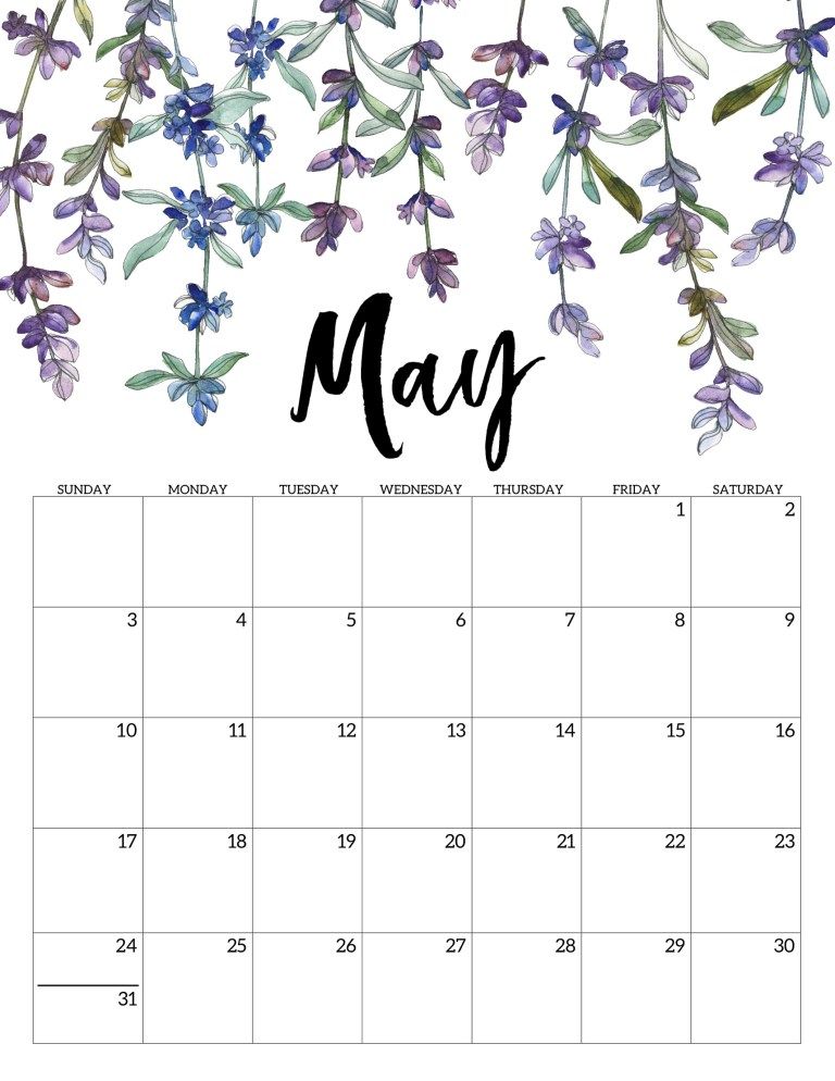 Free Printable Calendar Design