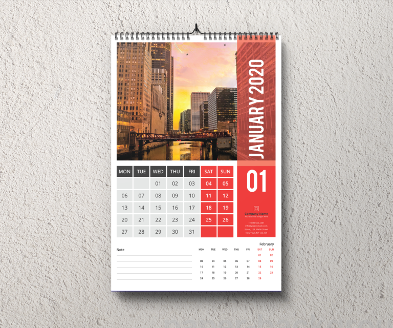 Modern Calendar Design 2021