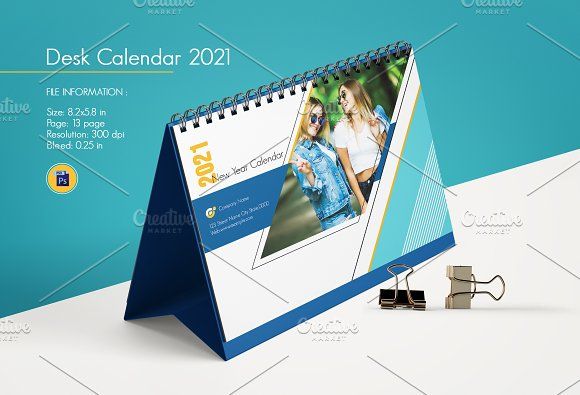 Corporate Table Calendar Design