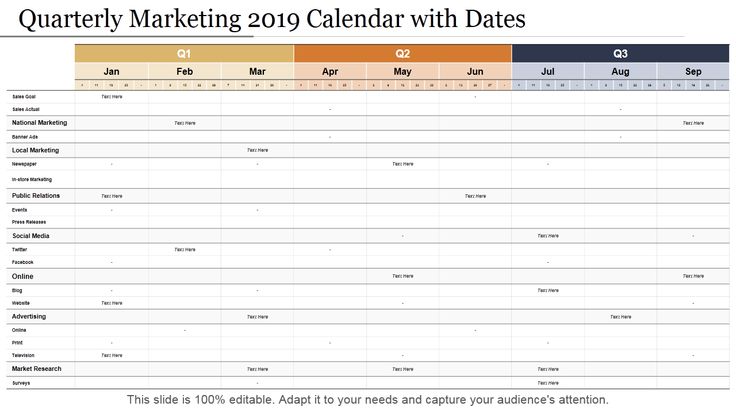 Business Calendar Example