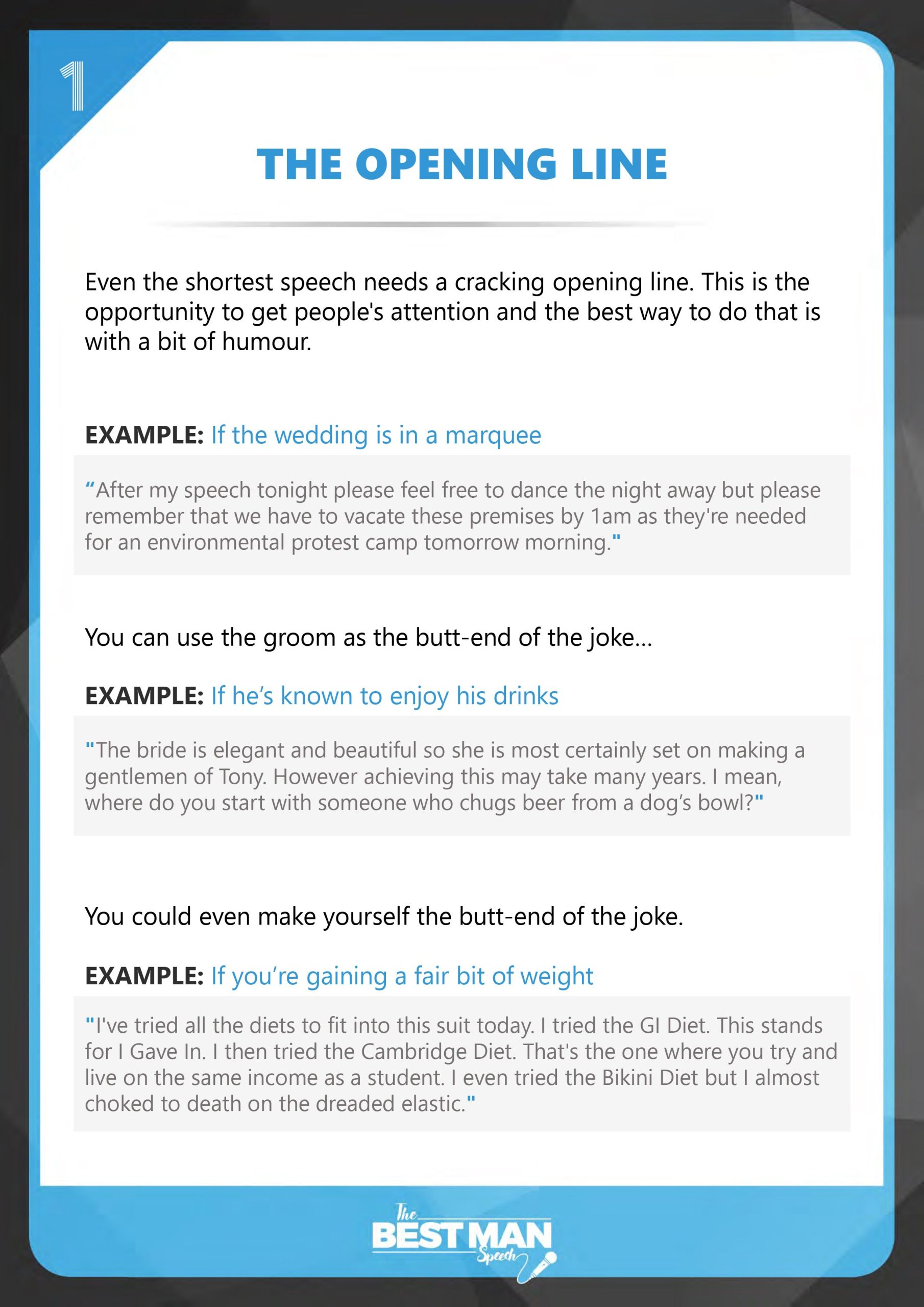 Great Closing Lines For Speeches