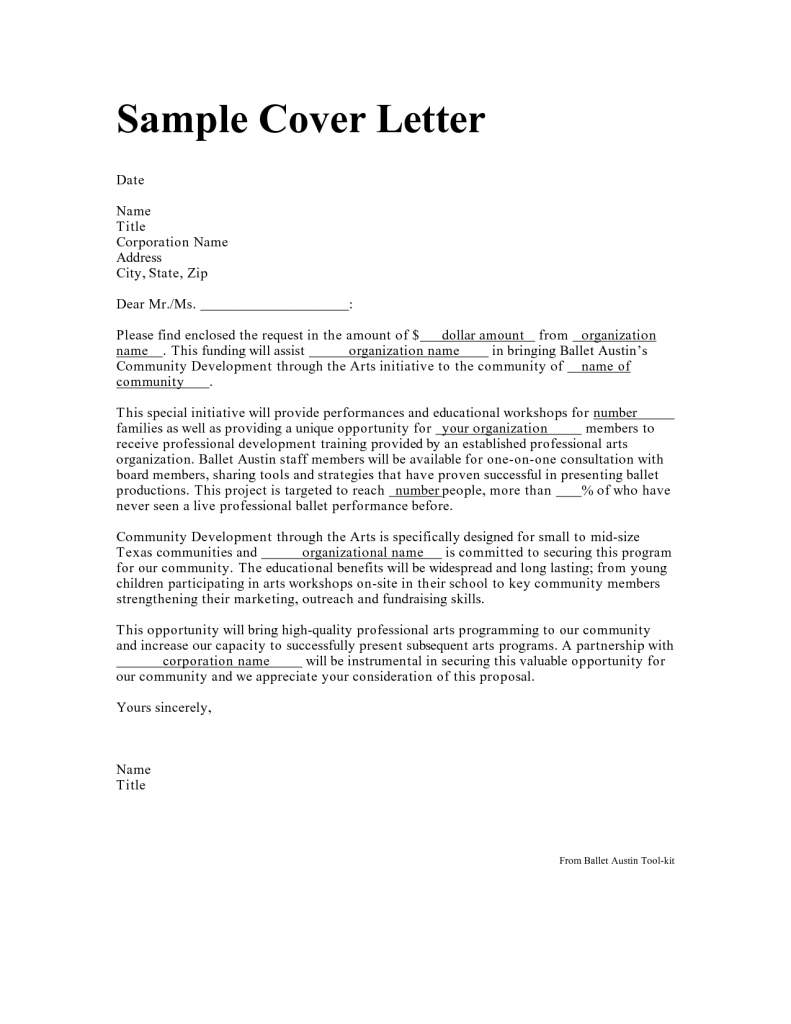 Essay Cover Letter Examples