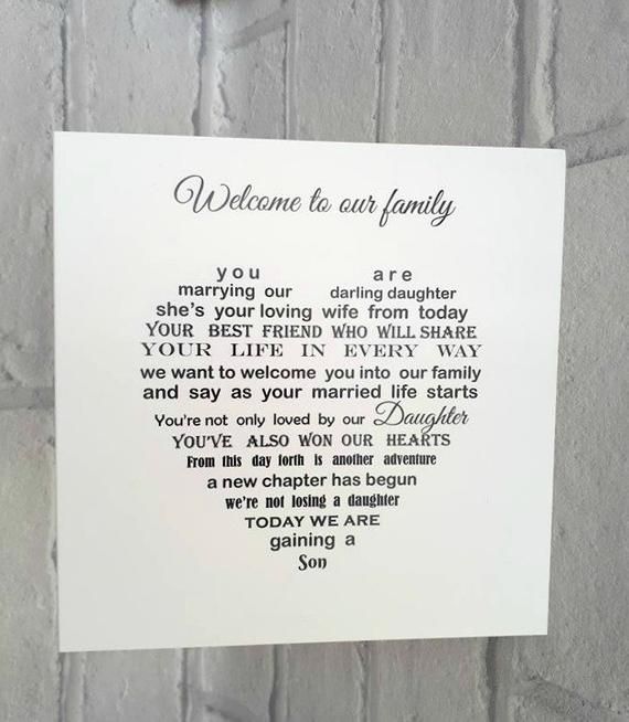 How Do You Write A Wedding Welcome To The Family Speech