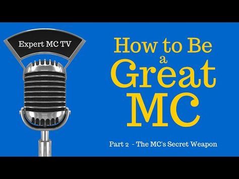 How To Become A Great Master Of Ceremony