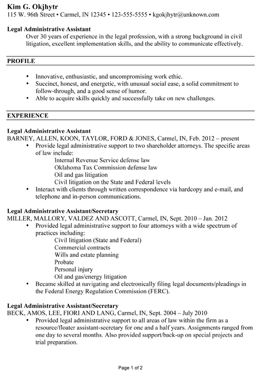 Simple Resume Examples For Customer Service