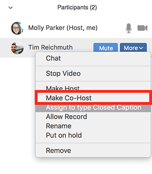How To Assign Host In Zoom Meeting