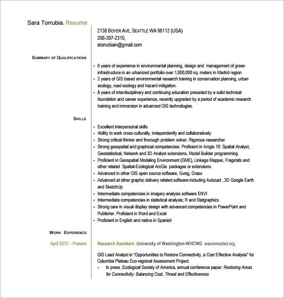Project Coordinator Resume Entry Level