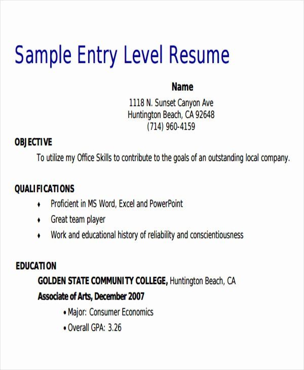 Sales Resume Examples Pdf